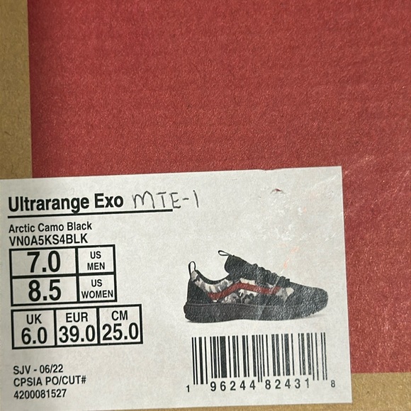Vans Ultrarange Exo Mte Artic Camo Black - Picture 8 of 10